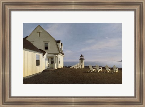 Framed Island View Print