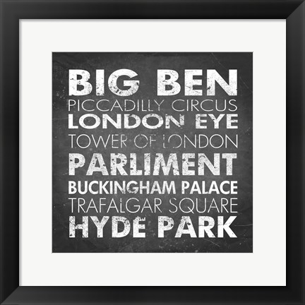 Framed London Print