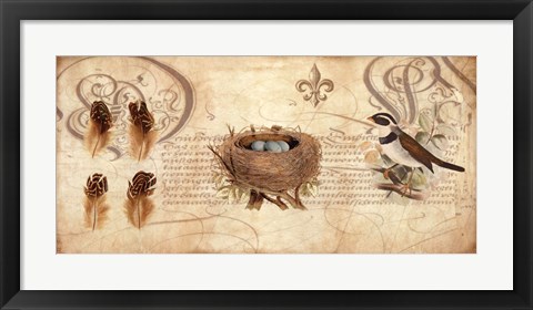 Framed Nesting I Print