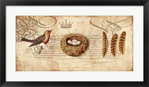 Framed Nesting II Print