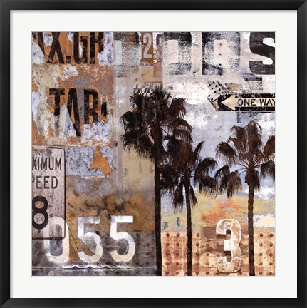 Framed Urban Textures Print