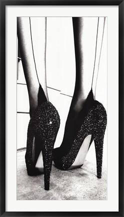 Framed High Heel Shoes Print