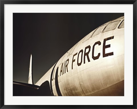 Framed Air Force Airplane Print