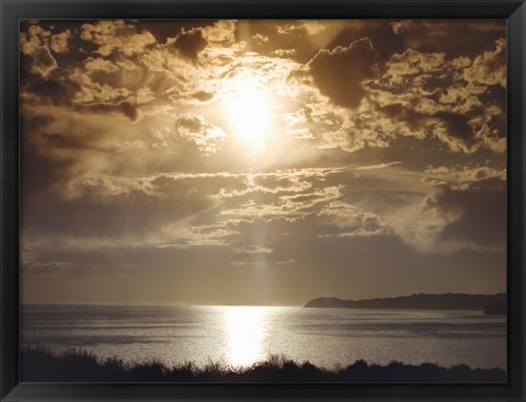 Framed Malibu Sunset Print