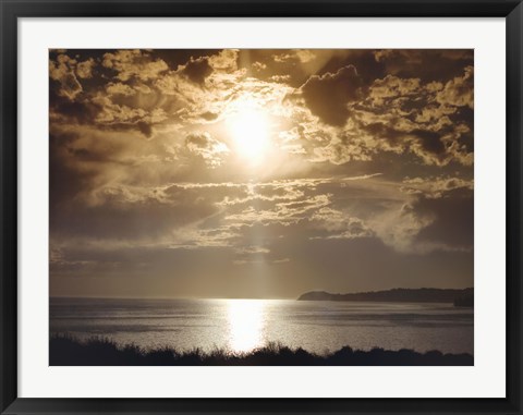 Framed Malibu Sunset Print