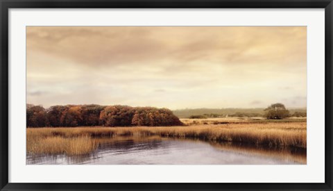 Framed Ripples On the Water Print