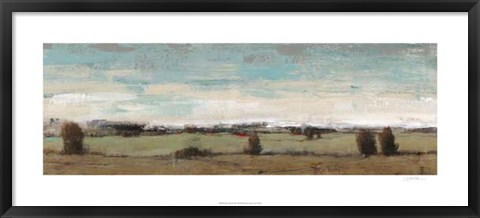 Framed Flat Land II Print