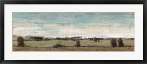 Framed Flat Land II Print