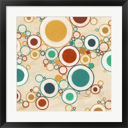 Framed Molecular Landscape II Print