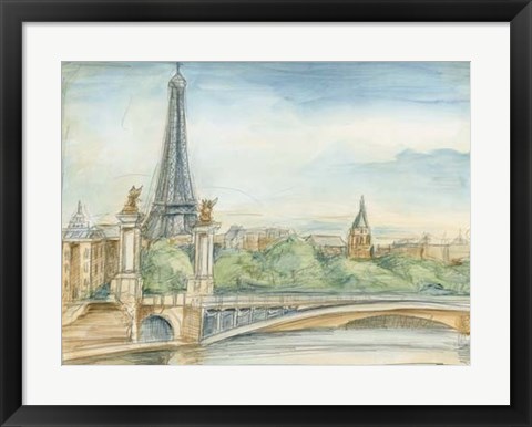 Framed Parisian View Print