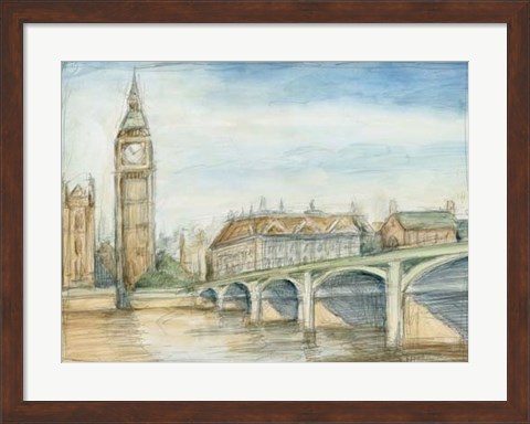 Framed London View Print