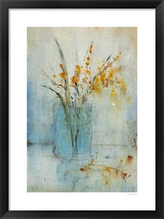 Framed Blue Container II Print