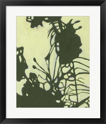 Framed Exotic Silhouette I Print