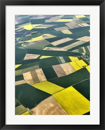 Framed Approaching Paris I Print