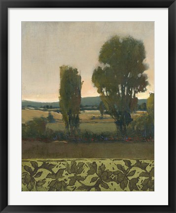 Framed Peaceful Valley I Print