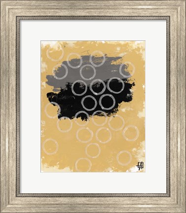 Framed Disco Lemon Juice I Print