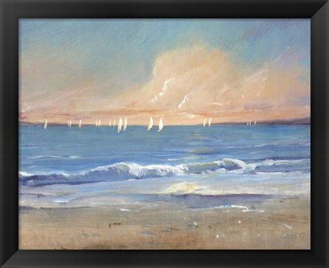 Framed Sailing Breeze I Print