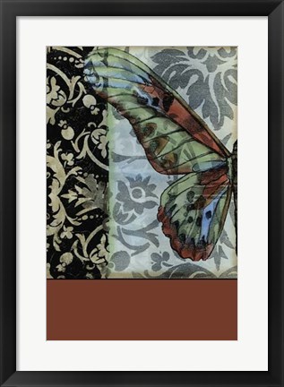 Framed Butterfly Tapestry I Print