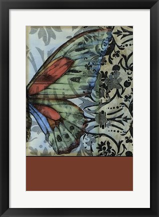 Framed Butterfly Tapestry II Print