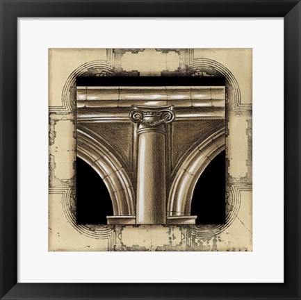 Framed Architectural Schema IV Print