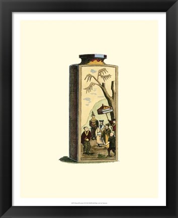 Framed Oriental Porcelain II Print