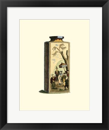 Framed Oriental Porcelain II Print