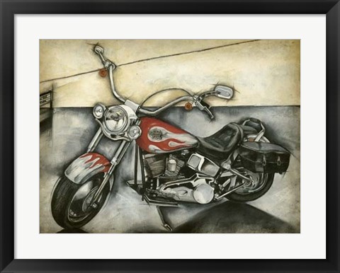 Framed Motorcycle Memories II Print