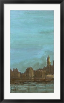 Framed Manhattan Triptych I Print