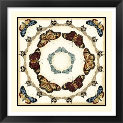 Framed Butterfly Collector II Print