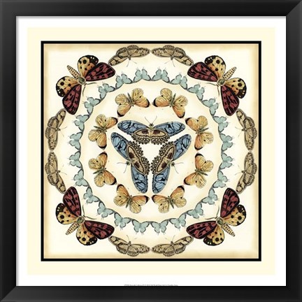 Framed Butterfly Collector IV Print