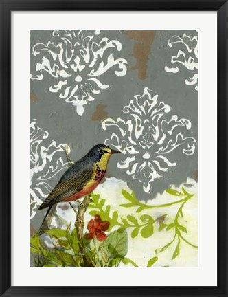 Framed Victorian Whimsy I Print