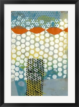 Framed Translucent Abstraction I Print