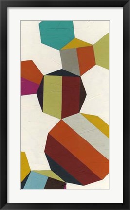 Framed Poly-Rhythmic V Print