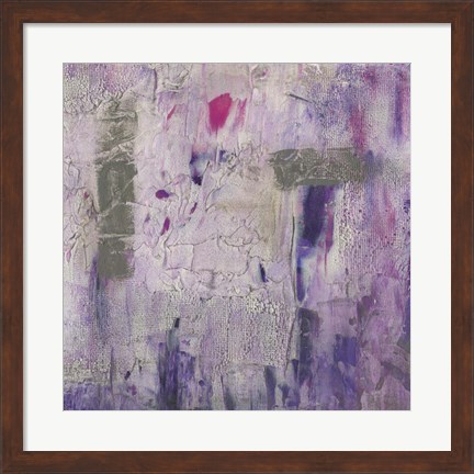 Framed Dusty Violet II Print