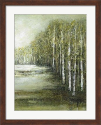 Framed Tranquil Waters II Print