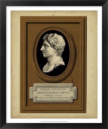 Framed Greek Cameo II Print