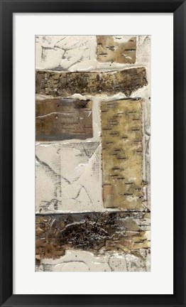 Framed Birch Bark Abstract II Print