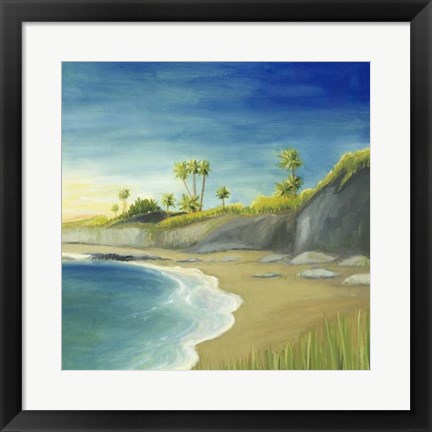 Framed California Coast II Print