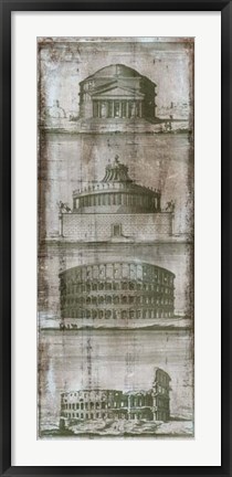 Framed Architectural Survey II Print