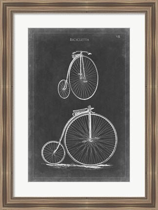 Framed Vintage Bicycles II Print