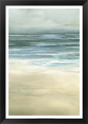 Framed Tranquil Sea II Print