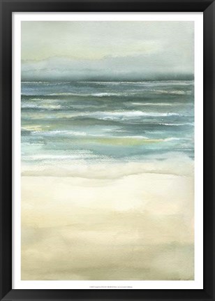 Framed Tranquil Sea III Print