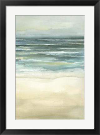 Framed Tranquil Sea III Print