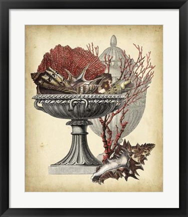 Framed Ocean&#39;s Bounty II Print