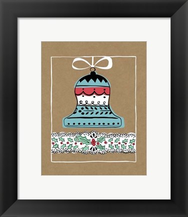 Framed Holly Jolly Christmas II Print