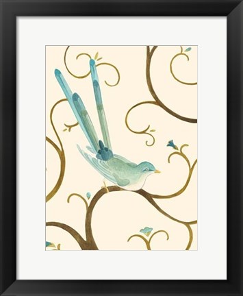 Framed Avian Arabesque I Print