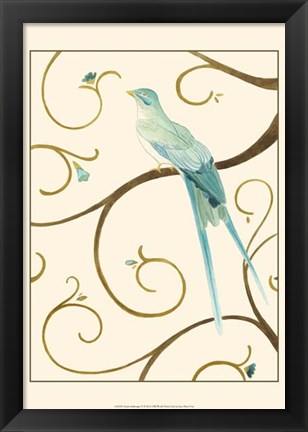 Framed Avian Arabesque II Print