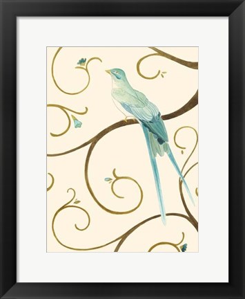 Framed Avian Arabesque II Print