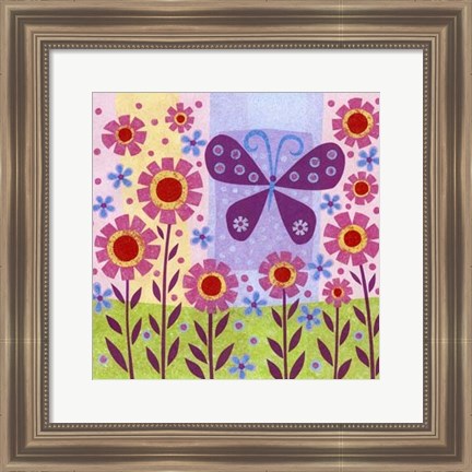 Framed Butterfly Meadow Print