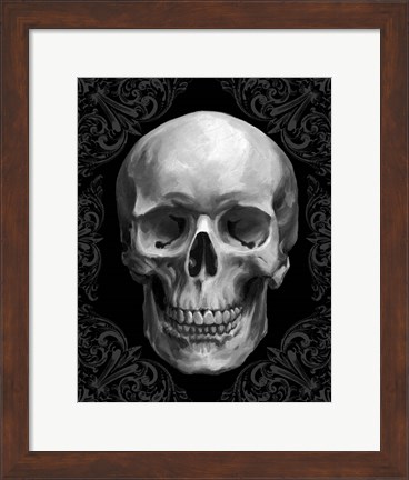 Framed Glam Skull Print